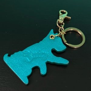 Vintage JUICY COUTURE Logo Keychain Blue